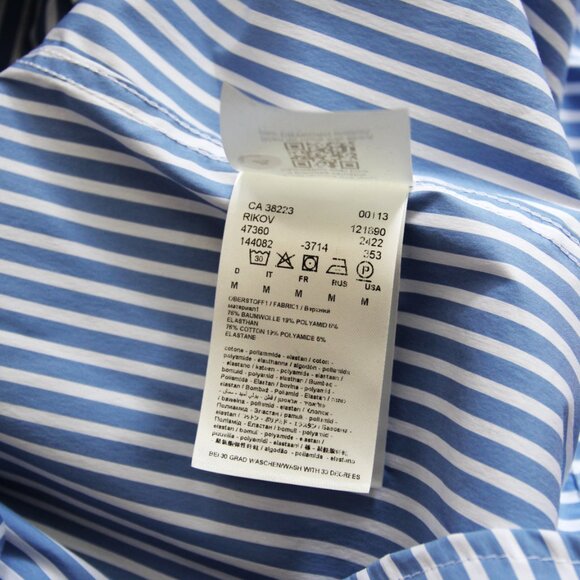 BNWT AW24 DRYKORN STRIPE SHIRT M - Picture 10 of 12